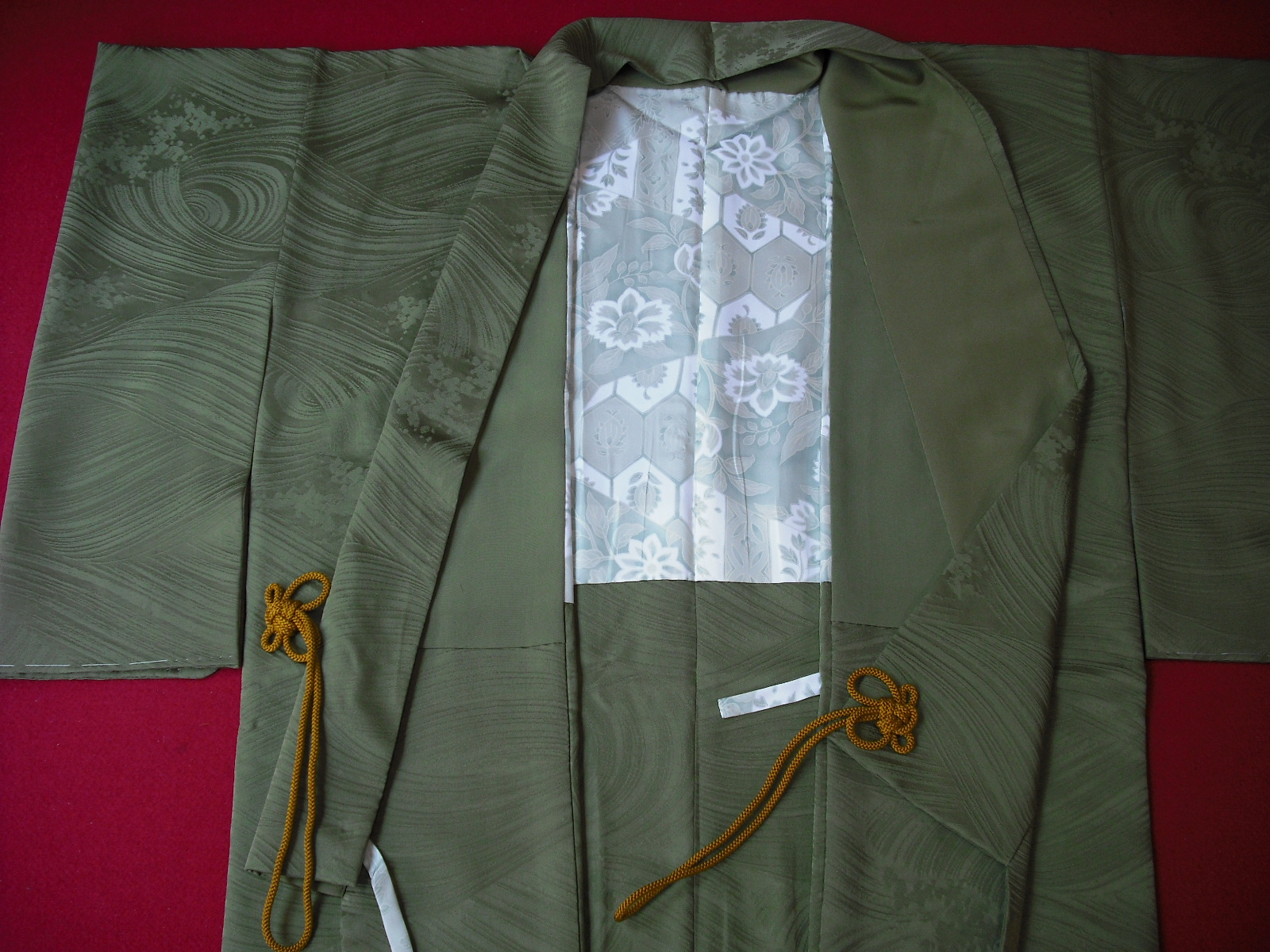 錆利休色道中着