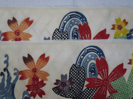 縫い込みの汚れを除去した袖