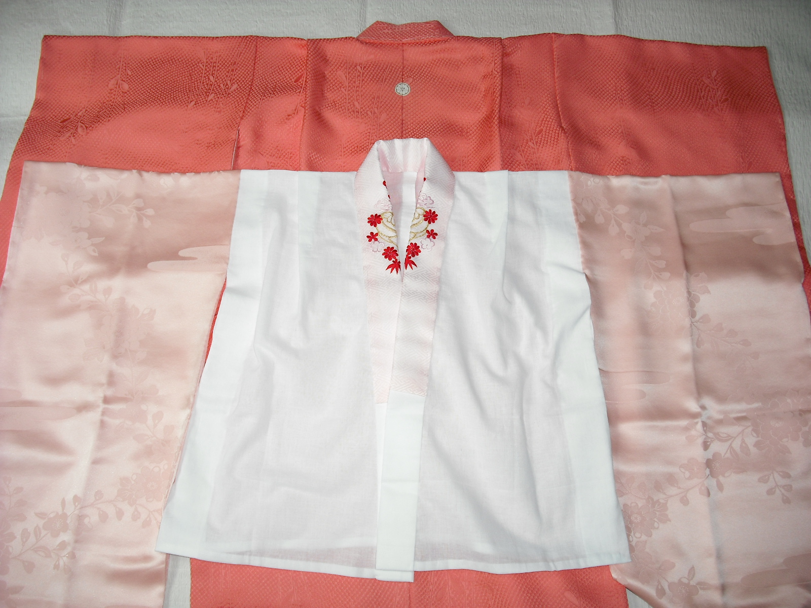 ７歳祝い着と晒半襦袢