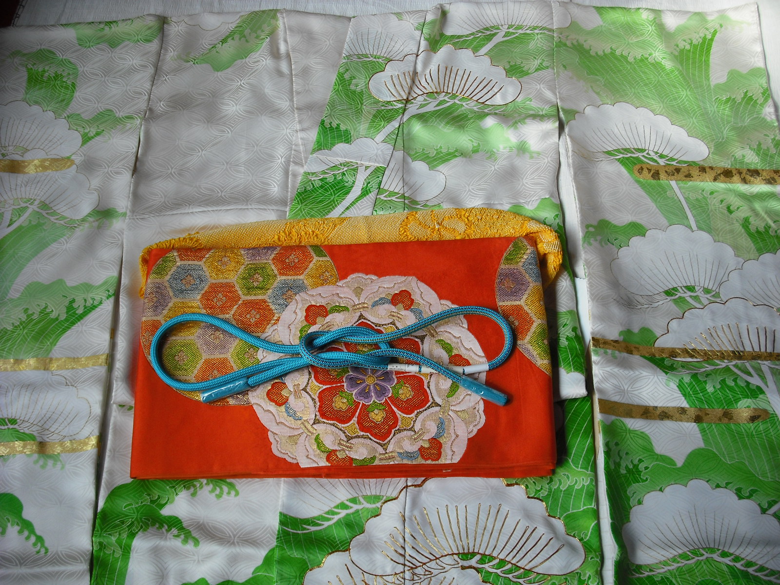 袖つなぎ加工後のコーディネート