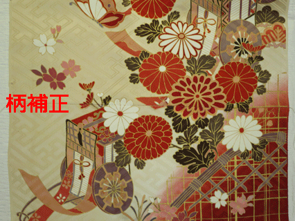 模様のずれを修正した布