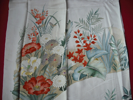 訪問着の金部分の変色