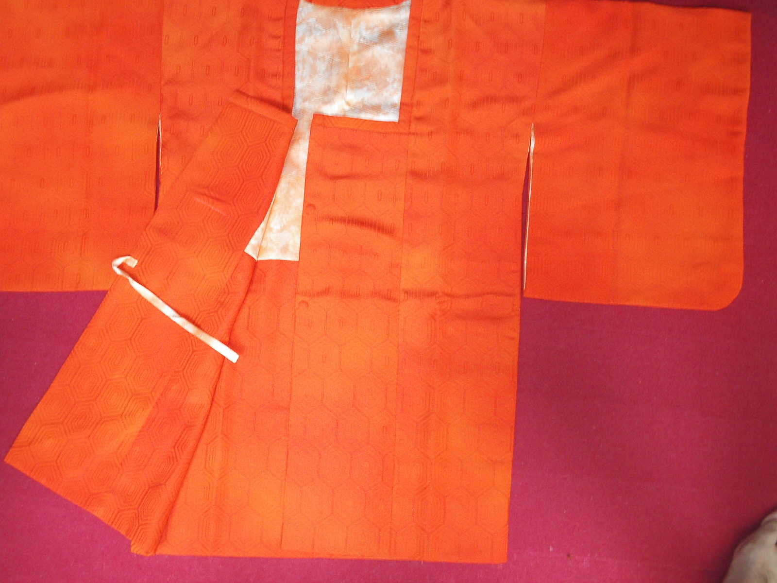 朱色道行コート