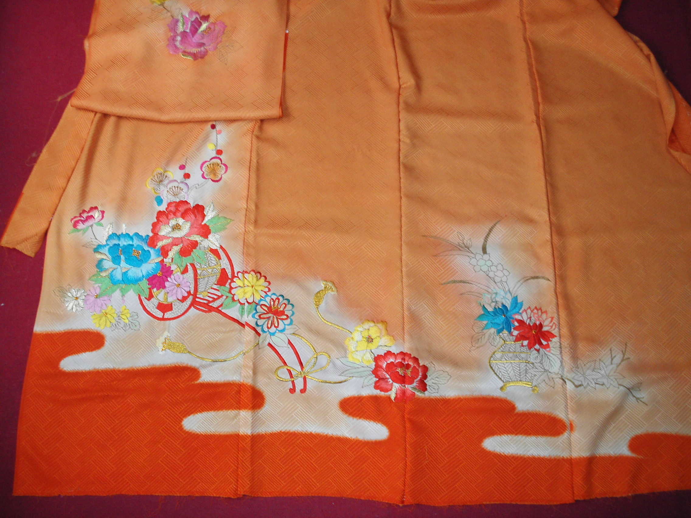 化繊お祝い着色揚げ後