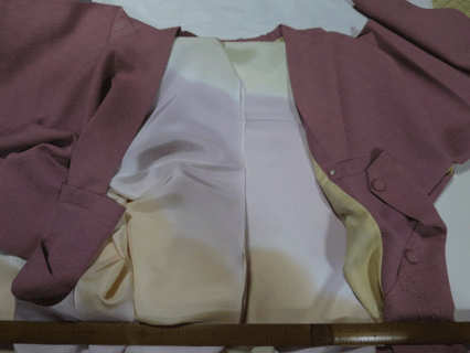 コート裏地交換前