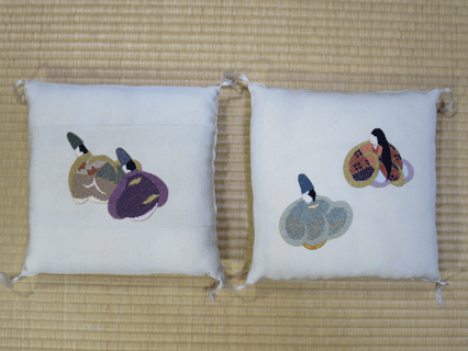 接ぎ入りクッション