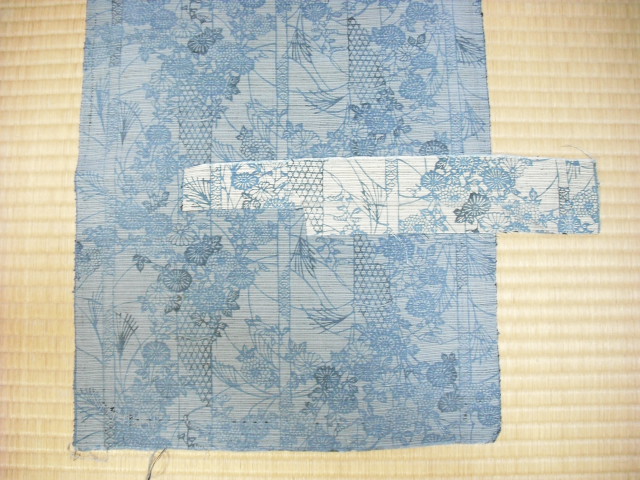 試し染めと完成品