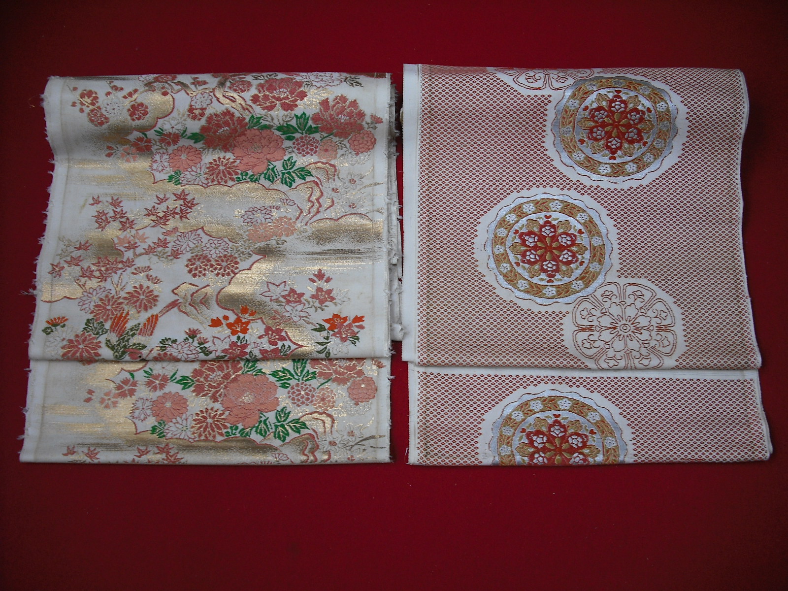 通し柄　名古屋帯２本