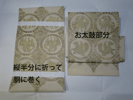 友禅四つ身小紋のしみ