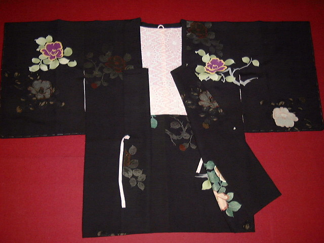 黒地コート仕立て上り