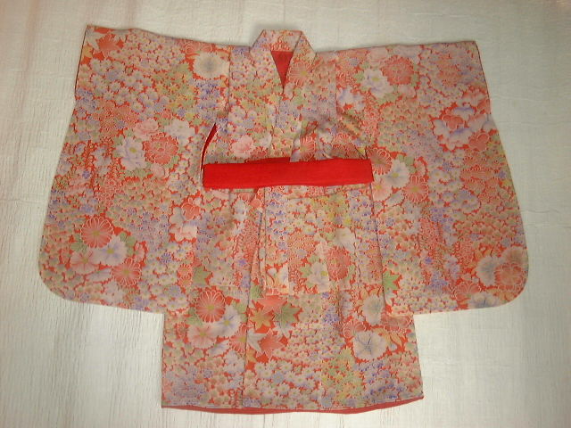 四ッ身三歳祝い着