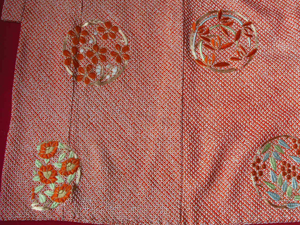 総絞り丸紋模様３歳用