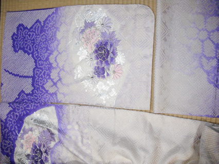 袖を切った絞り振袖