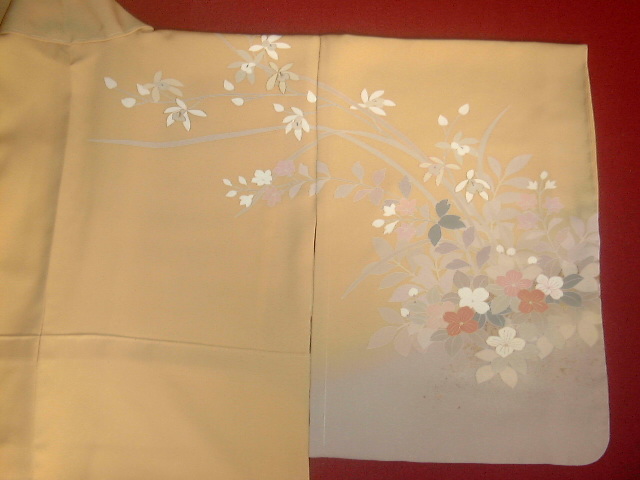 訪問着しみ抜き後