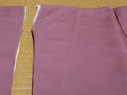 裄を長くした七五三祝い着物