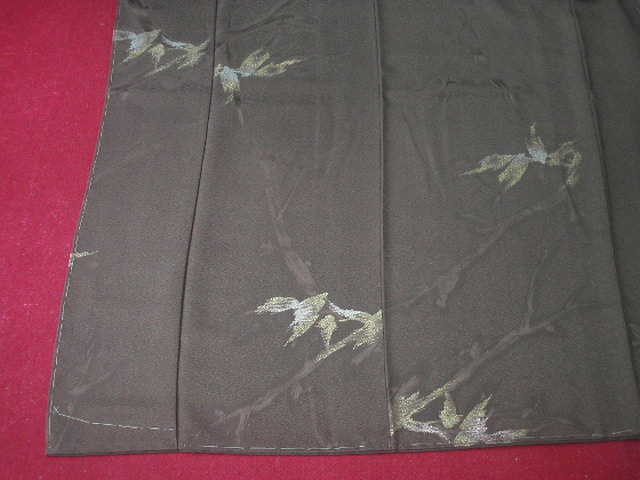 縫い取り生地色揚げ後