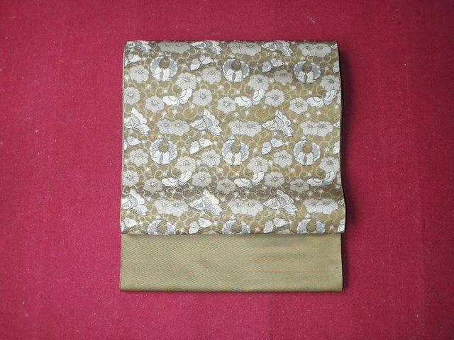 名古屋帯たれ先無地の場合